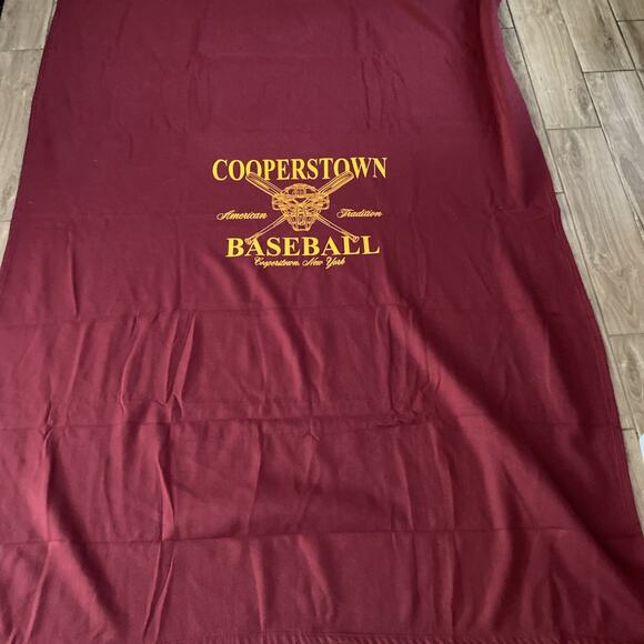 Cooperstown Baseball American Tradition Large Blanket ￼ - Picture 1 of 4